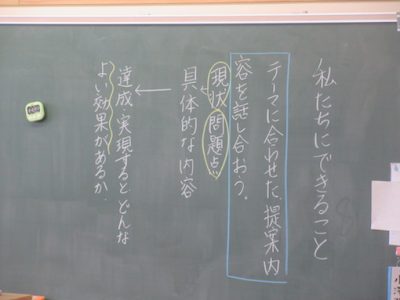 ６年生　国語　私たちにできること