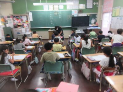 １年生　漢字の学習
