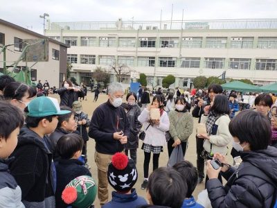 安行小まつり　アトラクション　ベーゴマ　　ベーゴマ教室・ベーゴマ大会！