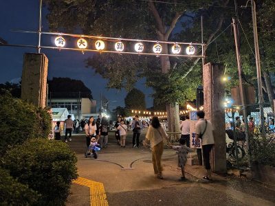 原町会盆踊り　校庭