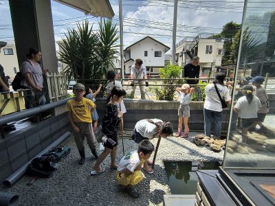 安行公民館ビオトーププロジェクト（２）８月１６日（土）　エコクラブ