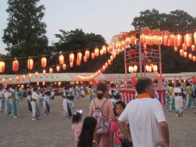 盆踊り大会開始　８月４日（日）