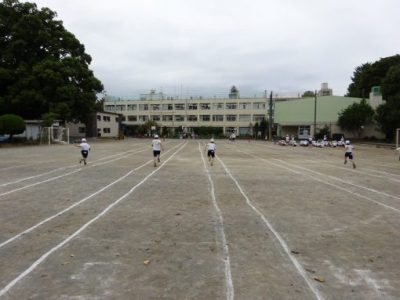 ３年生　運動会練習