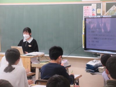 ６年生　将来の夢の発表