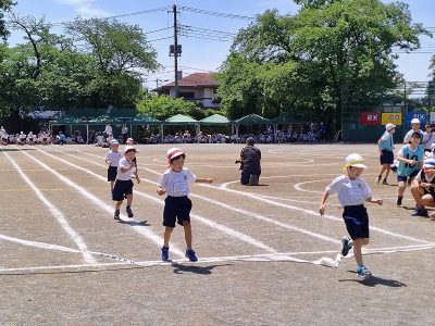 【速報】運動会　１年生　まっすぐGO！（５０M走）
