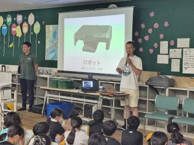 ５年総合　プログラミング　田んぼアイガモロボット　６月１７日（火）