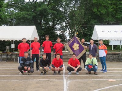 運動会　朝の準備