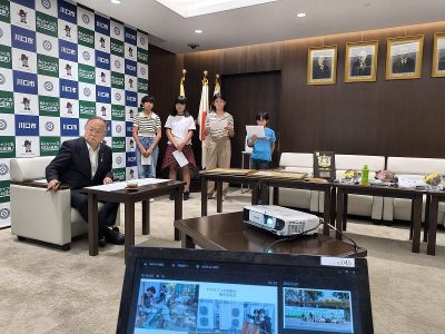 市長表敬訪問　７月１５日（火）