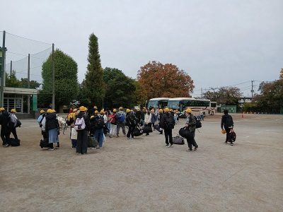 6年生 到着式 おかえりなさい!